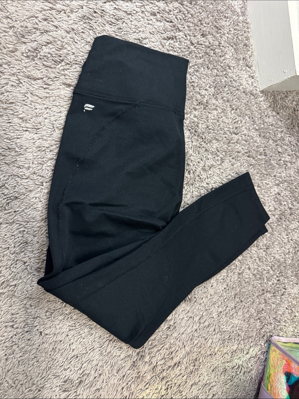 Fabletics Black Kids High-Waist Leggings